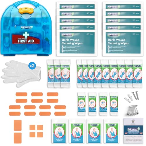 Astroplast Hospital Grade 1-20 Person HSE Compliant First Aid Kit - Premium Integrated Carry Handle & Wall Mountable - Ideal for Home, Wokplace, Sports - Mezzo First Aid Box