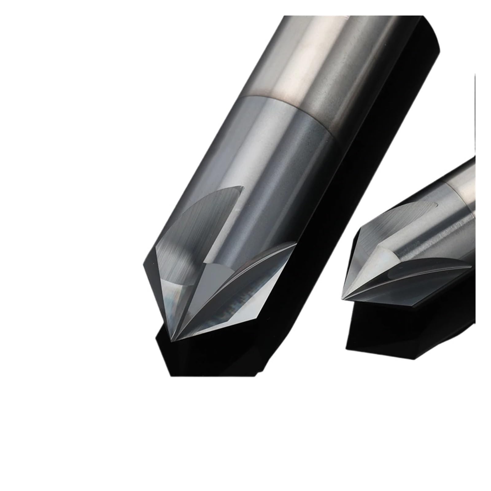 Zestaw wierteł stożkowych z węglika spiekanego, 4 ostrza, 3-25 mm, frez do rowków w kształcie litery V 90 stopni, obróbki drewna i grawerowania(12xD12x75L)