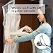 VICOODA Storage Bags, Reusable Hanging Vacuum Storage Bags for Clothes, Save 3X More Storage Space, Double Zip Seal, Odour & Mold Resistant, Travel Hand Pump Included, 6 Pack, 41.3 x 27.6 inch