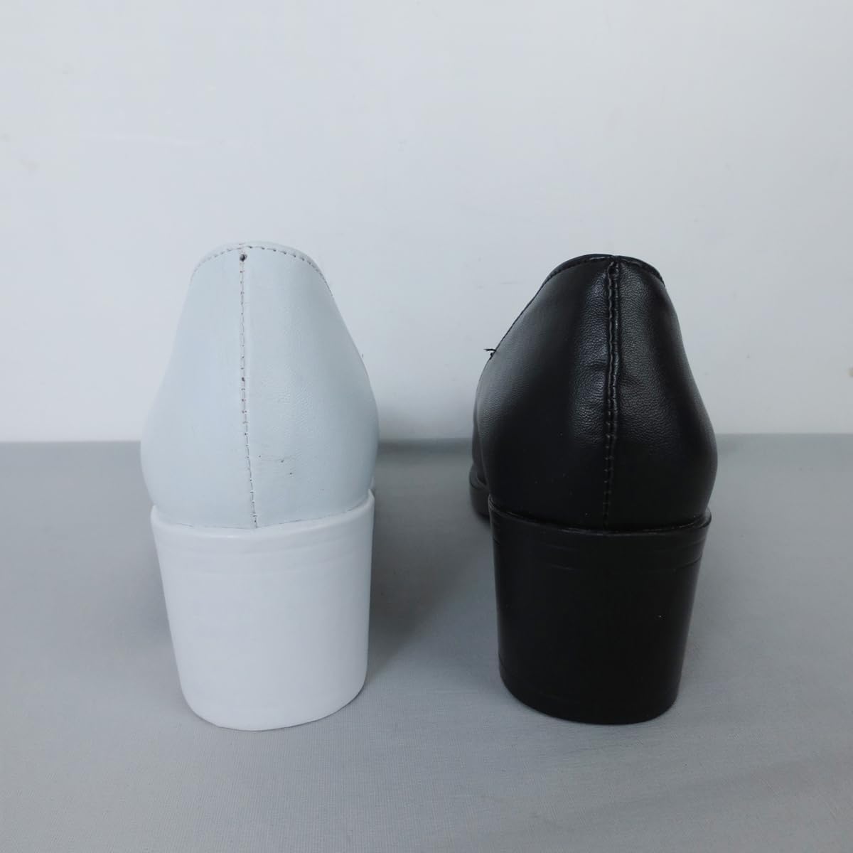 YuanCos Liones Kingdom Princess Elizabeth Liones Black White High Heel Cosplay Shoes