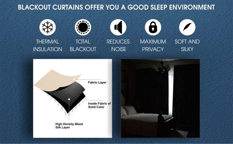 Image of Casableu Twillbone Digital Print 85% Blackout Curtains for Door /Window, Thermal Insulated, Tie Back, Wider Width 50 in, Eyelet Curtains for Living Room /Bedroom (Stone 7 ft Set of 2)