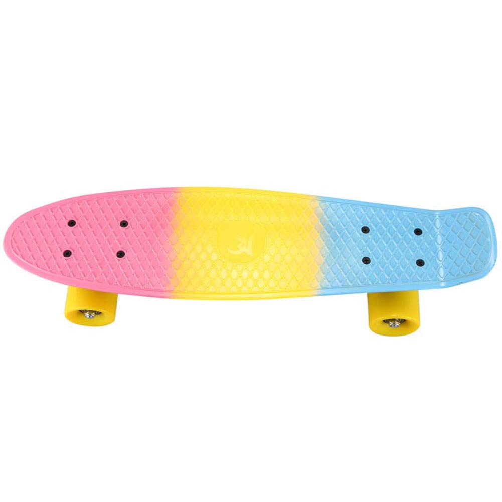 22 inch Mini Skate Board for Kids 22 inch Graphic Retro Board Child Skateboard Cruiser