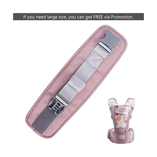 Bebamour Babytrage für 0–36 Monate, 3D-Air-Mesh-Babytrage-Rucksack, zugelassen nach Sicherheitsstandard, ergonomischer Baby-Hüftsitz, 6-in-1-Fronttrage (3D Air Dusty Pink) – Bild 3