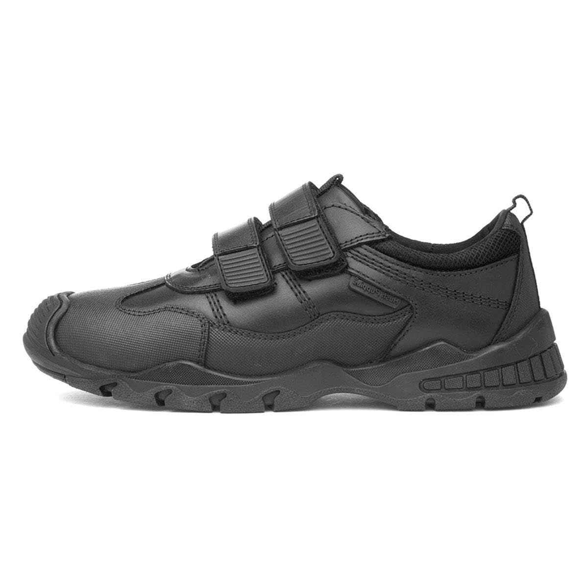 Hush Puppies Boys Troy JNR Shoe, Black, 11 UK