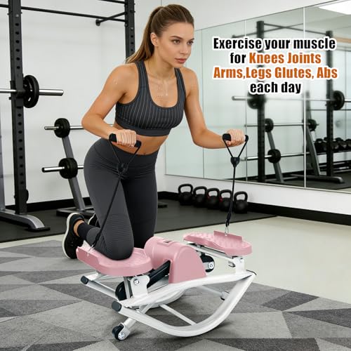 Image of Rock Stepper Side to Side,Rock Stepper,Rock Stepper Machine for Exercise at Home- with Digital Display,Fitness Stepper for Arms,Legs & Glutes,Rock Stepper for Home,Apartment and Office