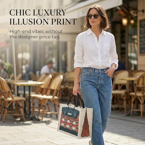 Bolso Tote de Lona de 16oz para Mujer miniatura 6