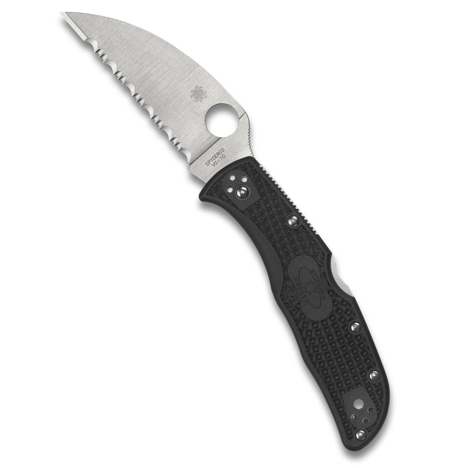 スパイダルコ(Spyderco) エンデラ ウォーンクリフ ブラック 波刃 C243FSWCBK