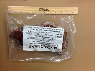 Broadleaf Australian Wagyu Pastrami, Frozen, 2 Pieces Avg 6–9 lbs Each, Avg 16 lb Case, Smoked and Spiced Gourmet Wagyu Beef with Rich Marbling and Buttery Tenderness for Sandwiches, Deli Boards