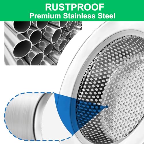 Colador para fregadero de cocina Miljö acero inoxidable 2 unidades miniatura 3
