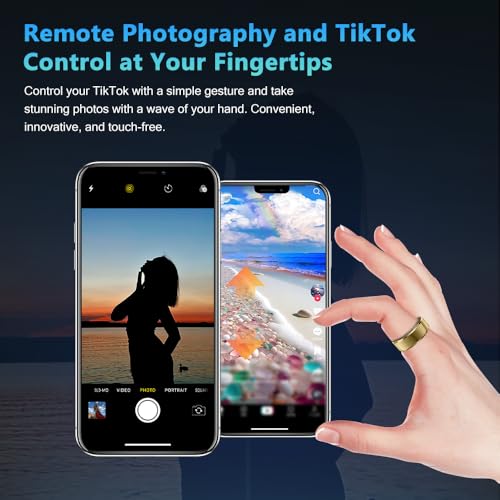 Smart-Ring-Health-Tracker-for-Men-Women-with-Charging-Case-Waterproof-Fitness-Ring-Bluetooth-Connected-Health-Ring-Activity-Tracker-Records-Steps-Distance-Calories-Compatible-with-Android-iOS