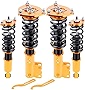 maXpeedingrods Coilovers for MITSUBISHI ECLIPSE III 04/1999-12/2005 D5_A, Spring Shock Absorber Suspension Coil Struts, Amortiguador Lowering Kit Height Adjustable by 1-3”