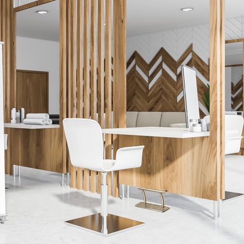 Greensen Fussstuetze Friseurstuhl Fußablage Fußstütze Fußpedal aus Edelstahl für Friseursalon Friseurstuhl für Schönheitssalons Friseur Tattoo-Shop (1 Stück)