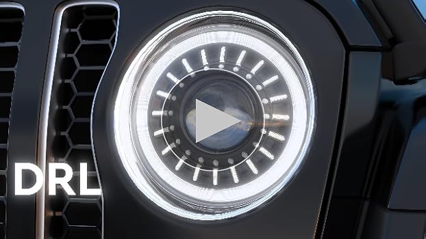 Amazon.com: MICTUNING J1 New 7-inch Jeep Front Lights with