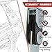 OKQX 2-Pack Heavy Duty Exhaust Hanger Bracket - Galvanized Heavy Duty Universal Exhaust Pipe Hangers with Swivel Open End Design for RV, Trucks & Automotive Customization