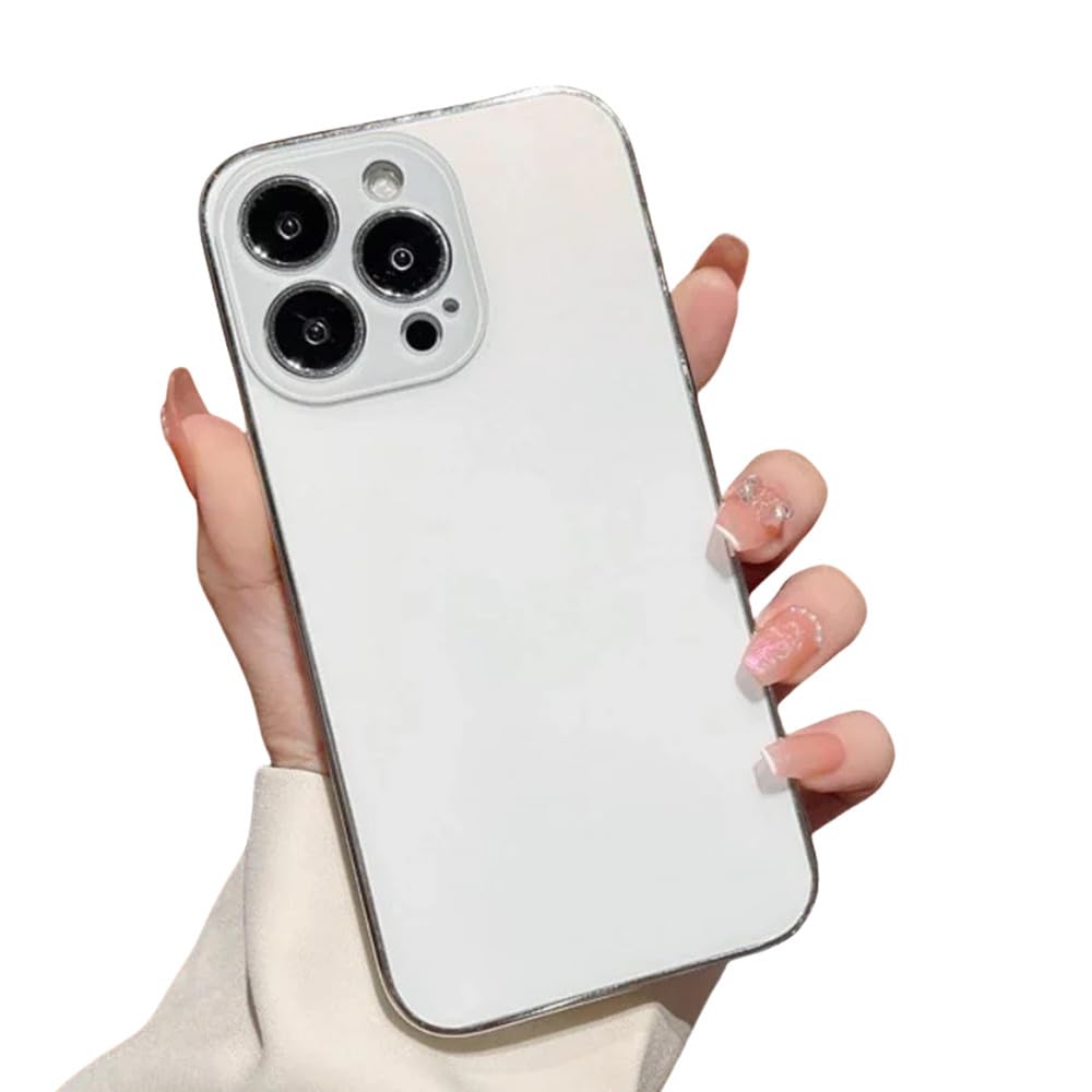 Coque iPhone 15 Pro mate et fine tendance blanche anti-rayures - 6