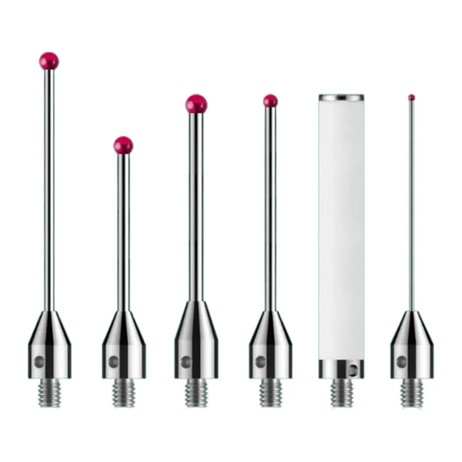 1 Uds sonda M4 hilo rubí aguja de medición tres coordenadas cabezal de medición varilla de medición sonda máquina herramienta tridimensional