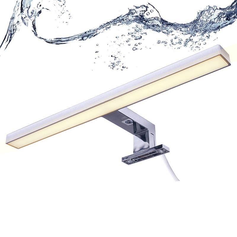 BarcelonaLED Applique Murale Miroir LED Lampe de Salle de Bains 30cm pour Meuble de Maquillage 5W IP44 Lumière Blanc Chaud 3000K