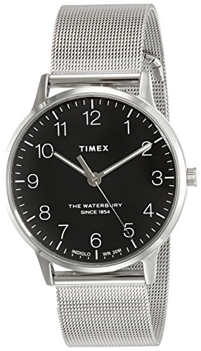 Timex Waterbury Classic 40 mm Stainless Steel Black Dial Watch TW2R71500