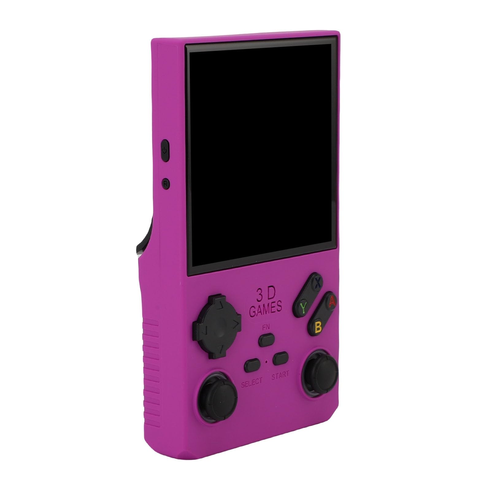 CCYLEZ Console di Gioco Portatile da 4 Pollici Console di Gioco retrò per Open Source Scheda di Memoria da 256 GB Schermo 720x720 Batteria da 4000 MAh Altoparlante da 8 W Portatile (PURPLE)