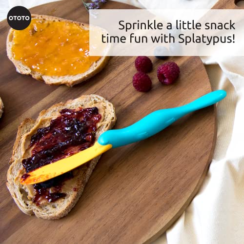 Ototo Splatypus Jar Spatula - Unique Kitchen Gadgets - Bpa-Free & 100% Food Safe - Crepe Spreader, Kitchen Spatula - Fun Cooking Gadgets For Foodies - Jar Spatulas For Scooping And Scraping #TOP6