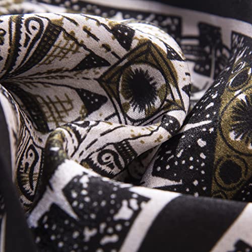 Fashion Silk Scarves, Unisex Mulberry Silk Scarf 6"x 59", Versatile All-Season Accessory for Women & Men, Gift Pouch3