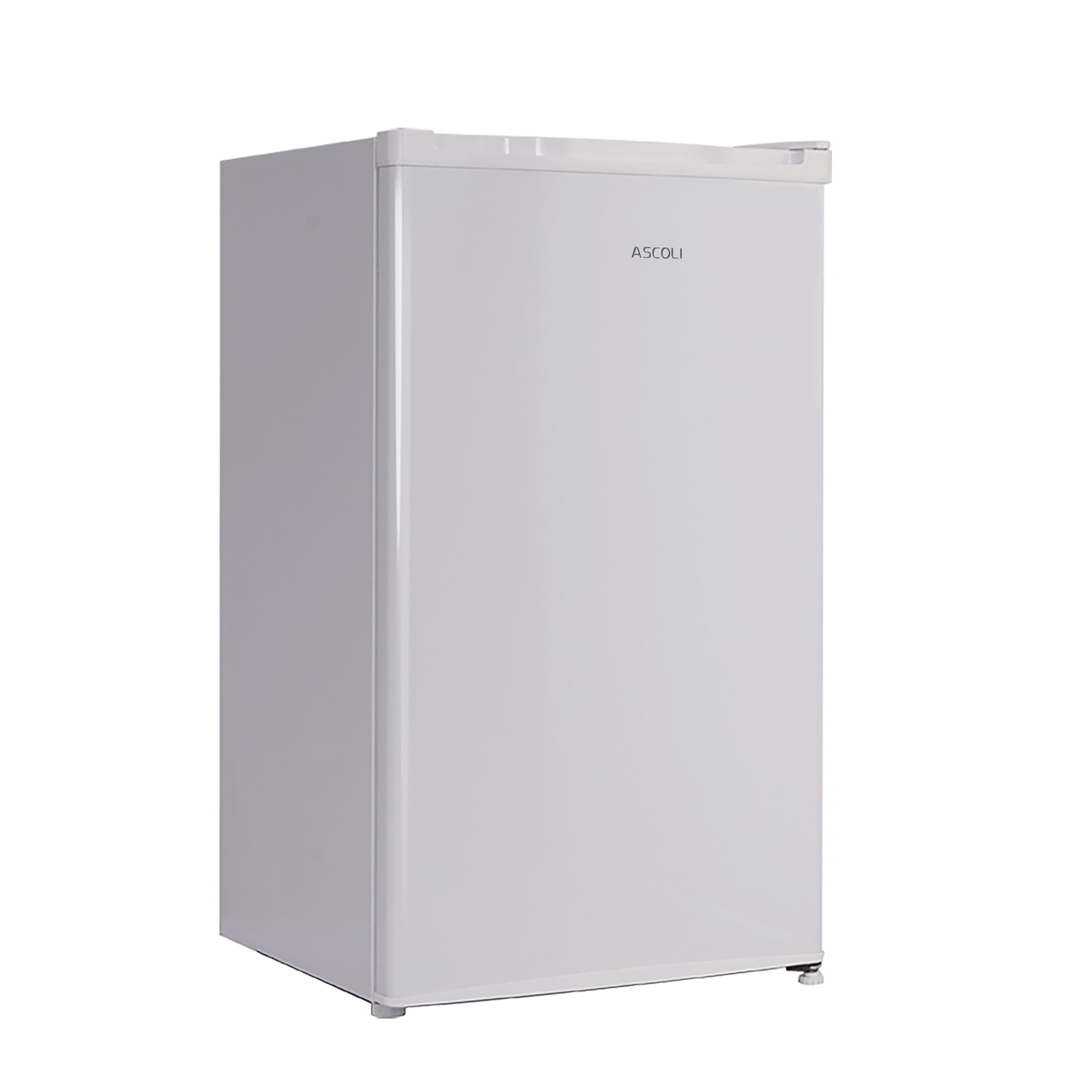Refrigerador subplano (85 L, mini nevera, nevera pequeña, colocación libre, refrigeración directa, puerta reversible, descongelación, ajuste de temperatura ajustable, iluminación LED (White)