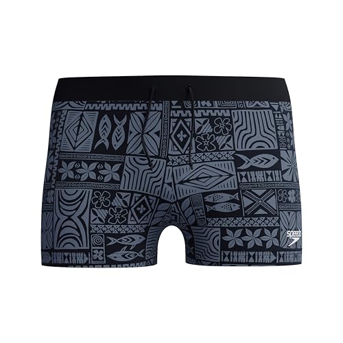 Speedo Valmilton Aquashort | Holiday Swimwear Aquashort para Hombre, Anthracite, 42