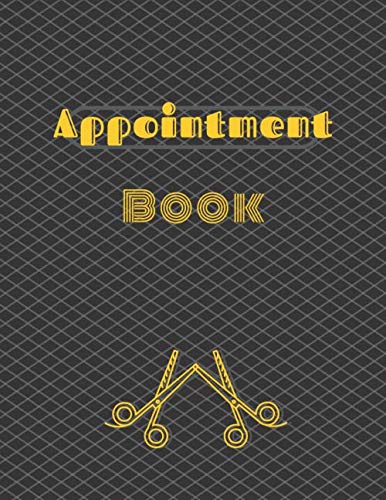 Appointment Book: 📖 Daily and Hourly, Client Tracking Book for Salons, Hairdressers, Barbers and More. Unique Design Cover 📖