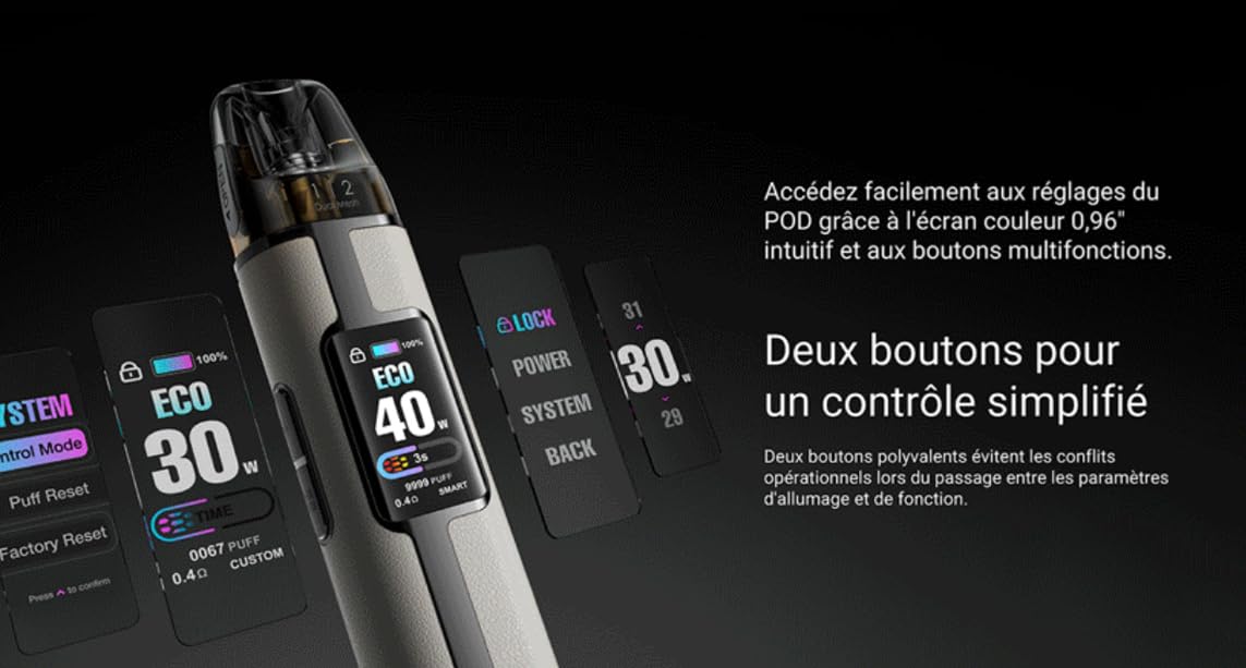 Vitavap' - Pod ELFX PRO Elf bar 1200 Mah | Marron | Sans eliquide sans  tabac sans nicotine : Amazon.fr: High-Tech