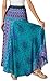Joob Joob Long Boho Skirts for Women - Bohemian Hippie Maxi Summer Skirt Aqua