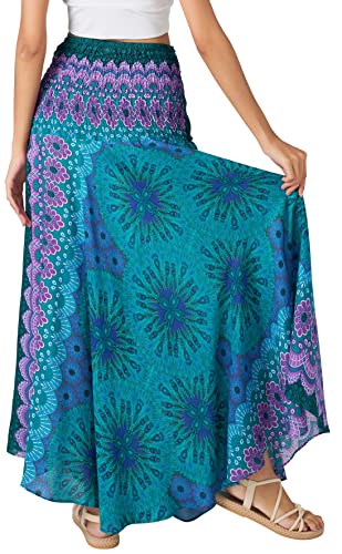 Image of Joob Joob Long Boho Skirts for Women - Bohemian Hippie Maxi Summer Skirt
