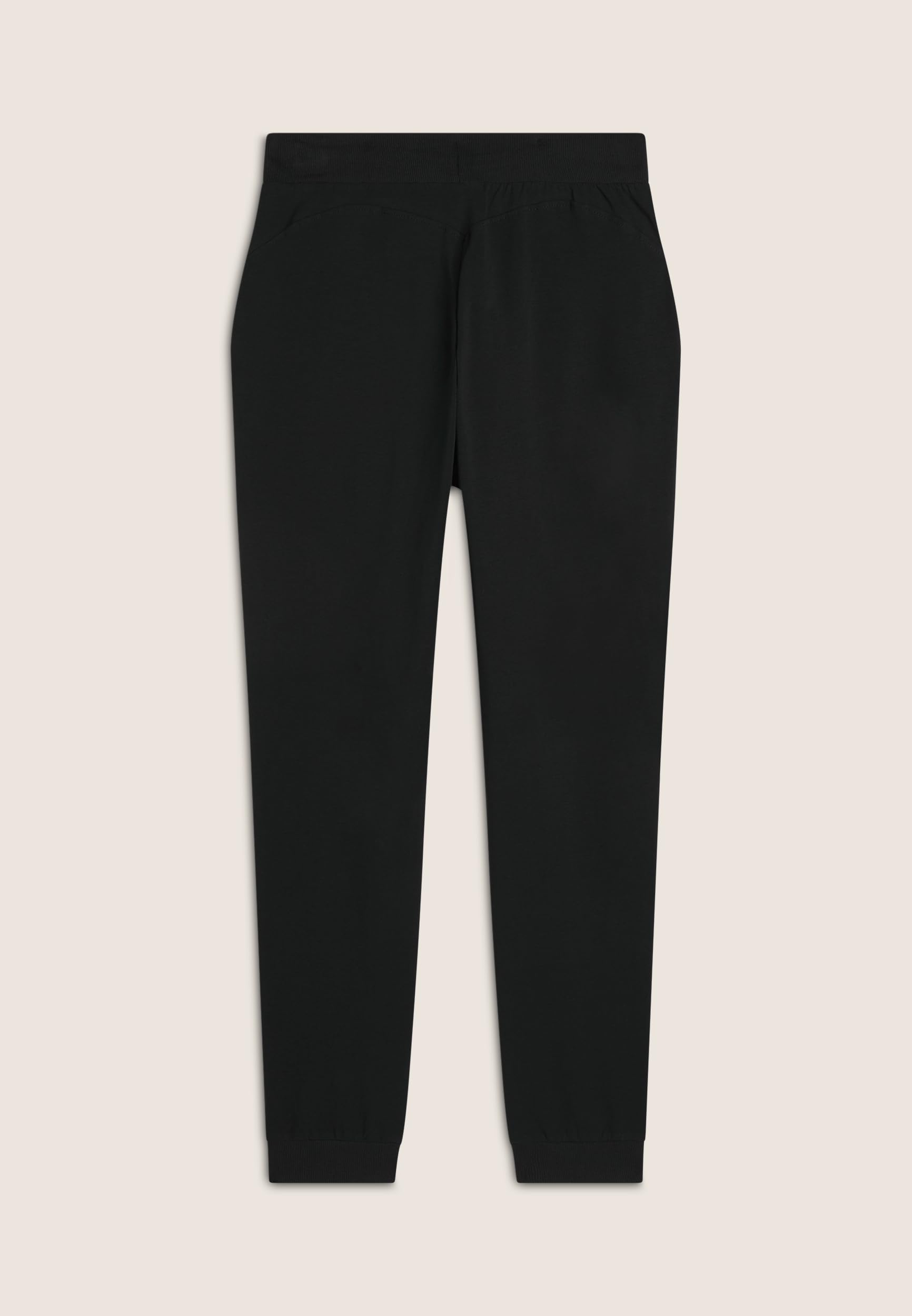FREDDY Pantaloni Donna in Jersey con Fondo a Polsino - Logo Perline Dorate