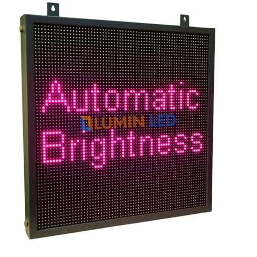 Image of Multicolor Scrolling Display / P10 Scrolling Display LED Display Board with Wi-Fi - Mobile App /pc (2'1 inch FT X 2'1 inch FT)