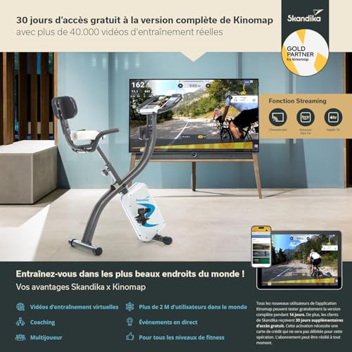 Vélo d'appartement pliable pour perdre du poids et tonifier le corps - 3