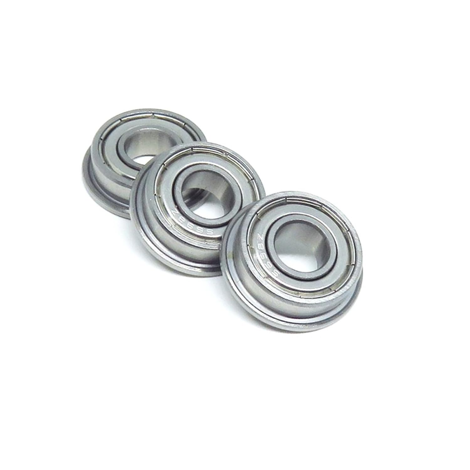 F625 2RS Flange Ball Bearing 5x16x5 ZZ 8Pcs(Metal Shield)