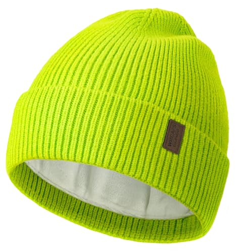 Image of Wmcaps Winter Beanie for Men Women, Fleece Lined Beanie Soft Warm Knit Hat Ski Stocking Cuffed Cap
