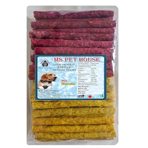 Image of Best Combo Offer 950g Dog Chew Munchy Sticks in Chicken and Mutton Flavors, Ideal for Puppies and Dogs of All Life Stages, All Breed Formula, Pack of 1