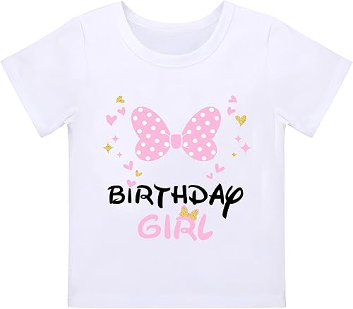 Miniatura 2 de IDOPIP Conjunto de cumpleaños para niña de 3 años, camisa con lunares, falda de tutú, diadema con orejas de ratón para princesa, accesorio