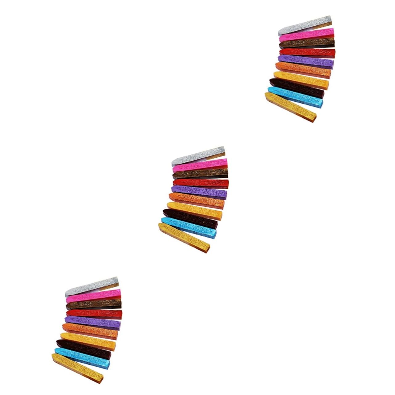 SEWACC 3stücke Farben Antike Wachsversiegelungsstäbchen Für Retro-vintage-wachsstempel Für Briefversiegelungen Flaschenversiegelungen Und -projekte Dochte