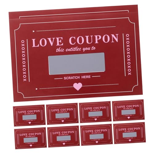 LEDMOMO 20枚 情人?スクラッチカード ロマンチックなカップル用アクティビティカード 交流促進デートアイデア豊富 バースデーや記念日にも