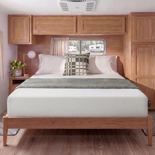Image of Zinus 8 Inch Short Queen Green Tea Memory Foam Mattress, Medium Firm Feel | Pressure-Relieving Comfort & Full-Body Support, Naturally Fresh, CertiPUR-US & OEKO-TEX Certified Safe Materials