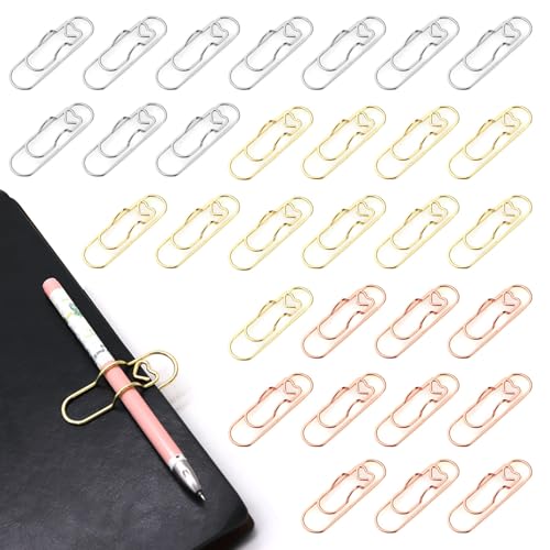 Porte-stylo en métal pour bloc-notes pour ne plus jamais perdre son crayon