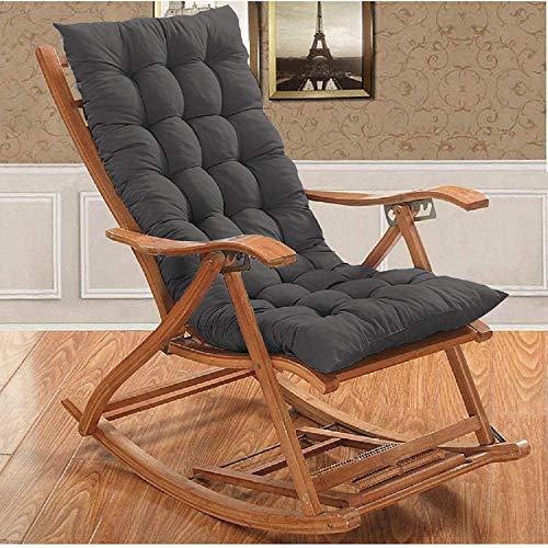 Mom's Moon Rocking Chair Cushion for Home/Office/Garden and seat pad (Size-16 x 45 Inch) Grey-image-5