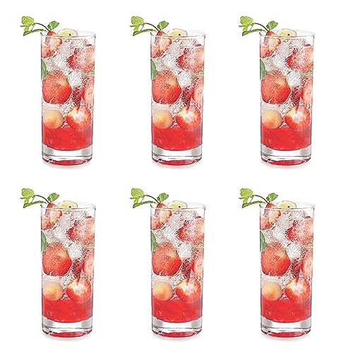 Image of CELLO Siena Glass Tumblers|Water or Juice Glass|Set of 6|285ml|Clear