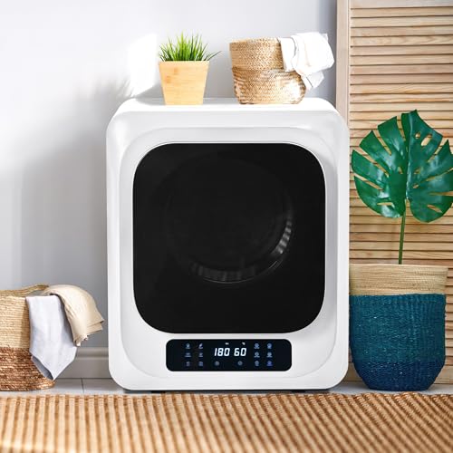 Generisch Secador de gas compacto con desinfección UV, montaje en pared, capacidad real de 4 kg, 850 W, 6 programas y protección contra sobrecalentamiento, para un secado rápido e higiénico en