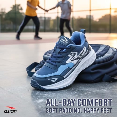 Image of ASIAN Adventure-52 Kids Shoes | Lightweight Sporty Kicks, Breathable Running Shoes, Secure Fit with Memory Foam Technology, Durable Grip Outsole | Stylish Sports Shoes for Boys & Girls