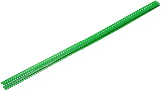 MECCANIXITY 5 Pcs Green Plastic Welding Rods 9.5mm x 1000mm HDPE Flat Ribbon Plastic Welding Strip for Repairing Water Tanks Forklift Pallets Trash Cans Transfer Troughs(0.4inch x 40inch)