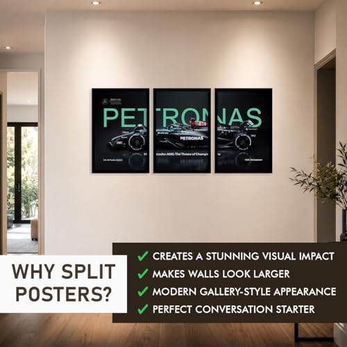 Image of CodersParadise Framed Wall Poster (12x18 Inch) | Inspirational Quote Wall Art | Minimalist Motivational Home Decor for Living Room & Office | Ready-to-Hang Display Frame (Petronas)