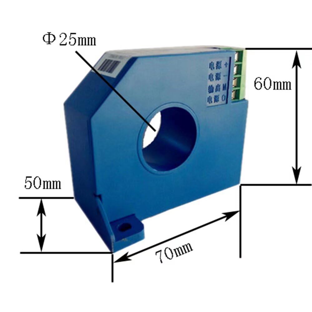 DC Current Transducer Sensor Transformer Input 0-2A DC Output 0-5V DC