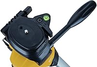 Vista 4 de DEWALT Trípode para nivel láser, montaje de rosca de ¼ x 20, patas plegables, pies antideslizantes, bolsa de transporte incluida (DW0881T)